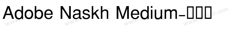 Adobe Naskh Medium字体转换 Adobe Naskh Medium字体转换